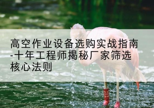 元阳剪叉式升降机厂家-高空作业设备选购实战指南-十年工程师揭秘厂家筛选核心法则